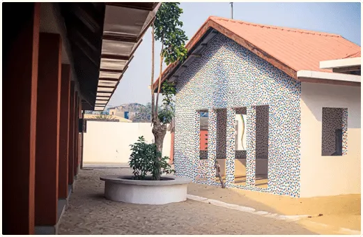 Bâtiment d'un couvent vodun