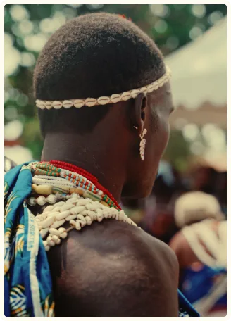 Adepte vodun à Ouidah